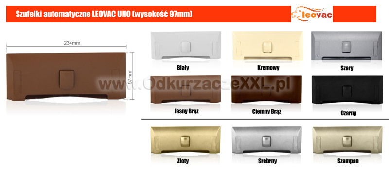 automatyczne szufelki UNO Leovac odkurzacz centralny